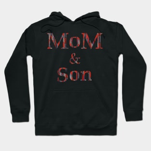 Mon and son in wax fabric Hoodie